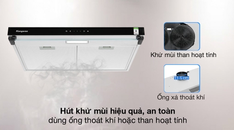 Máy hút mùi áp tường Kangaroo KG70RS