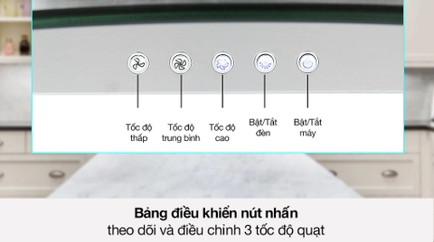 Máy hút mùi kính cong Kocher K-8890