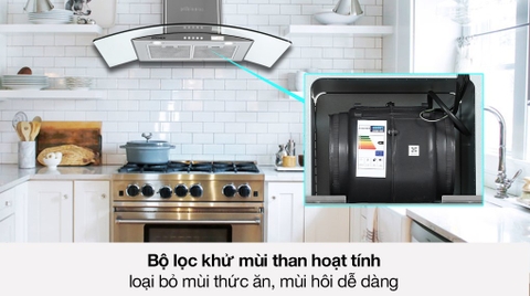 Máy hút mùi kính cong Kocher K-8890