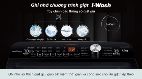 Máy giặt Aqua 10 KG AQW-DR101GT BK