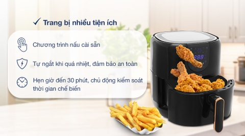 Nồi chiên không dầu AVA HB-8033 4.2 lít