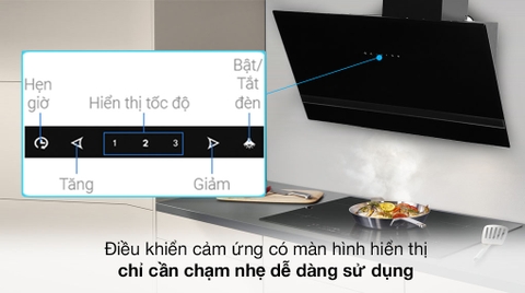 Máy hút mùi áp tường Kangaroo KG1361