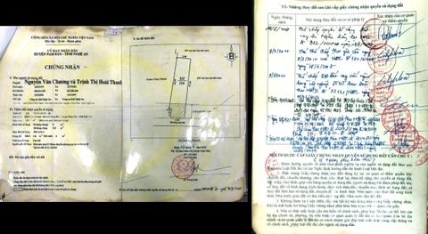BĐS Bìa đỏ  Khối Yên Khánh, Thị Trấn Nam Đàn