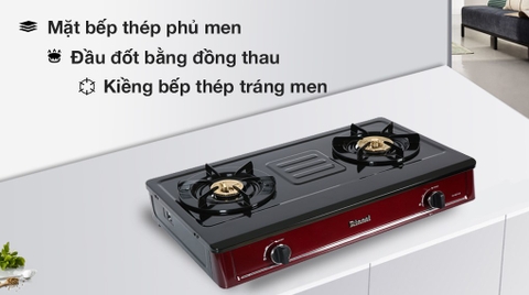 Bếp ga đôi Rinnai RV-B274SR(EB)