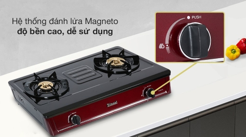 Bếp ga đôi Rinnai RV-B274SR(EB)