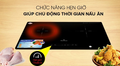 Bếp điện từ đôi lắp âm Bluestone ICB-6818