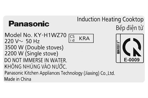 Bếp điện từ Panasonic KY-R72AELYUE
