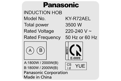 Bếp điện từ Panasonic KY-R72AELYUE