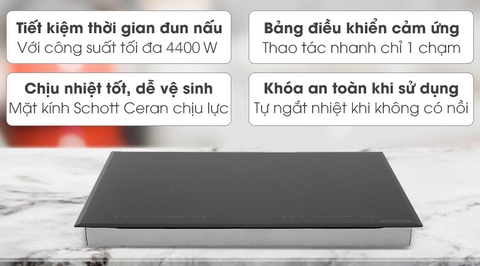 Bếp từ hồng ngoại lắp âm Modena BK 1725