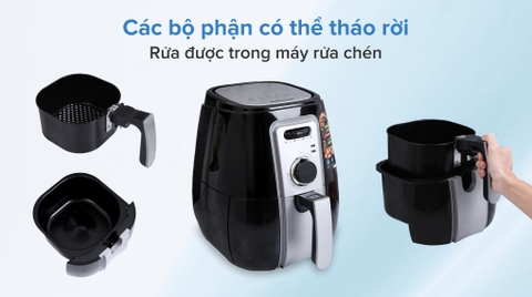 Nồi chiên không dầu Sunhouse SHD4025B 3 lít