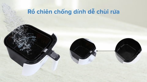 Nồi chiên không dầu Sunhouse SHD4086W 4.5 lít
