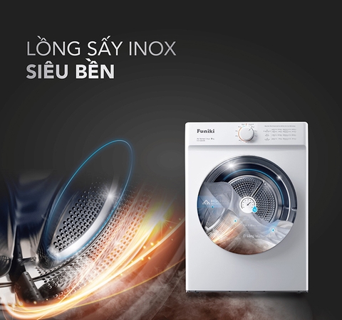 Máy sấy thông hơi Funiki HD V680AW 8kg