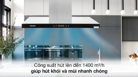 Máy hút mùi áp tường Kocher K-225C 90