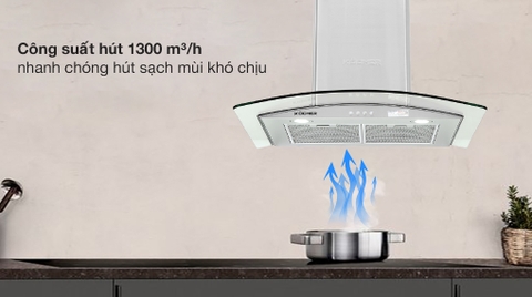 Máy hút mùi kính cong Kocher K-8870