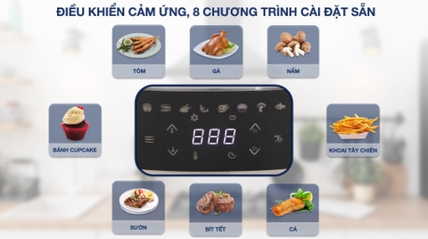 Nồi chiên không dầu Crystal BF525 5.5 lít