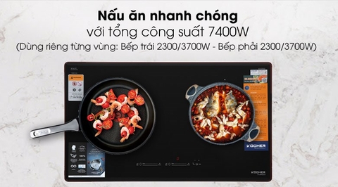 Bếp từ đôi lắp âm Kocher DI-806GE02
