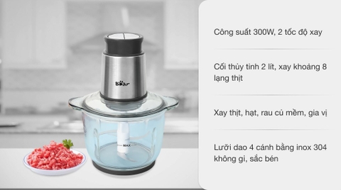 Máy xay thịt đa năng Bear QSJ-B03Y7