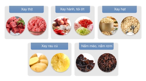 Máy xay thịt đa năng Bear QSJ-B03Y7
