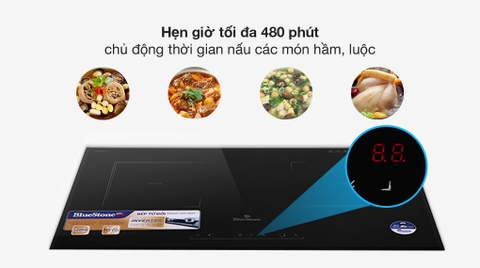 Bếp từ đôi lắp âm Bluestone ICB-6833