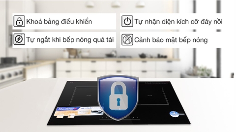 Bếp từ đôi lắp âm Bluestone ICB-6833