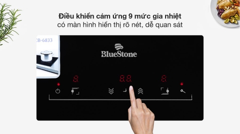 Bếp từ đôi lắp âm Bluestone ICB-6833