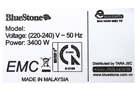 Bếp từ đôi lắp âm Bluestone ICB-6917