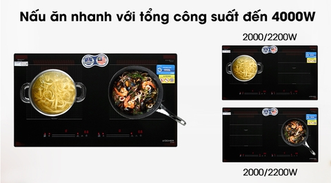 Bếp từ đôi lắp âm Kocher DI-669
