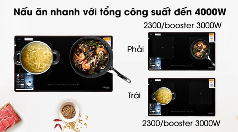 Bếp từ đôi lấp âm Kocher DI-881GE