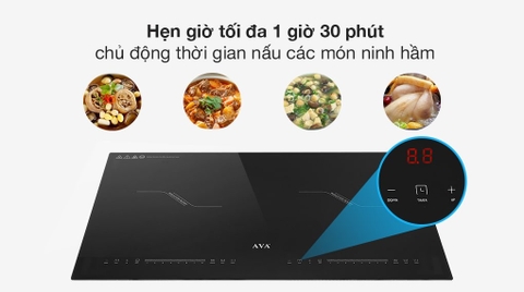 Bếp từ đôi lắp âm AVA LY-DS3S