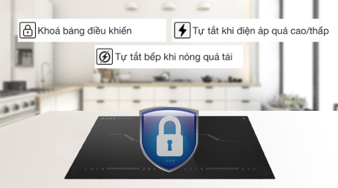 Bếp từ đôi lắp âm AVA LY-DS3S