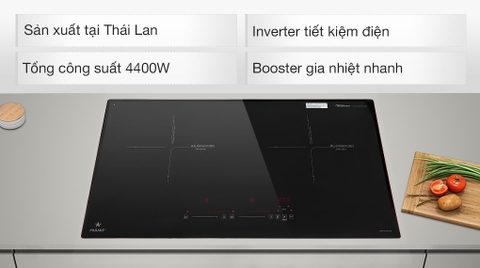 Bếp từ đôi lắp âm Pramie PRTH-2022