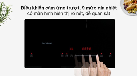 Bếp từ đôi lắp âm Nagakawa NAG1213M