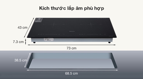 Bếp từ đôi lắp âm Nagakawa NAG1213M