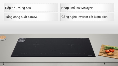 Bếp từ đôi lắp âm Nagakawa NAG1213M