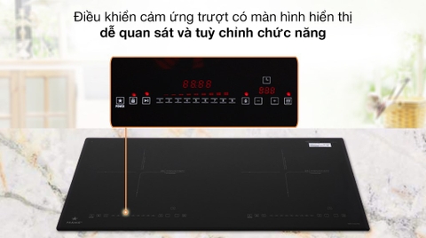 Bếp từ đôi lắp âm Pramie 2208