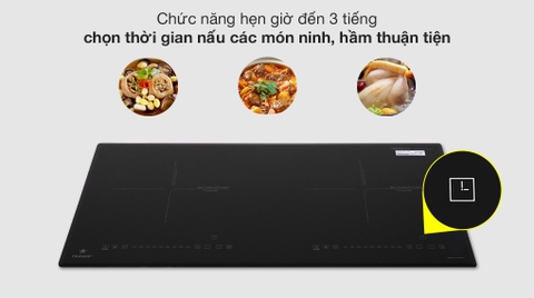 Bếp từ đôi lắp âm Pramie 2208