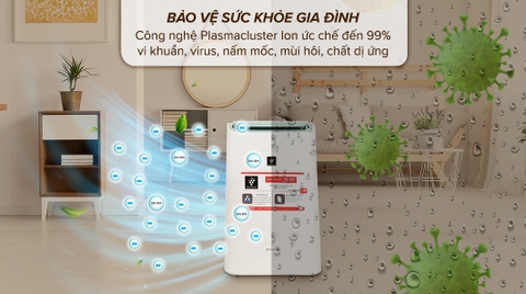 Máy hút ẩm Sharp DW-E16FA-W