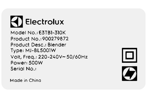Máy xay sinh tố đa năng Electrolux E3TB1-310K