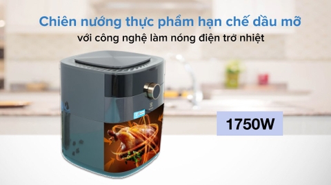Nồi chiên không dầu Electrolux E6AF1-520K 5 lít