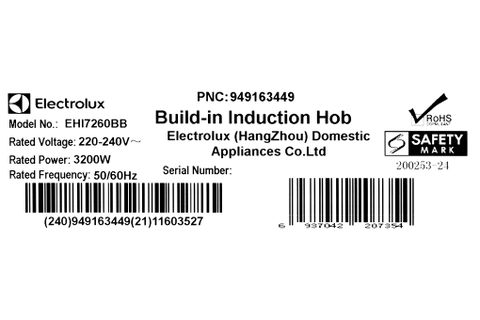 Bếp từ đôi Electrolux EHI7260BB