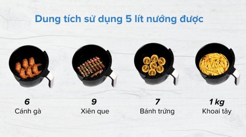 Nồi chiên không dầu Ferroli FAF-5.0M3 5 lít