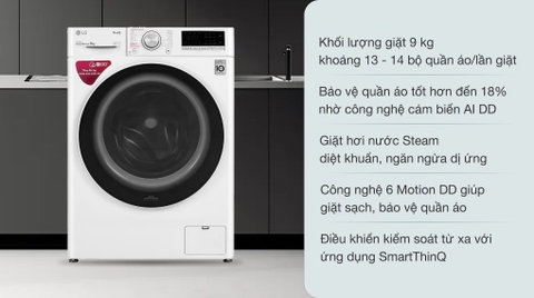 Máy Giặt LG FC1409S4W (9kg) Cửa Trước Inverter