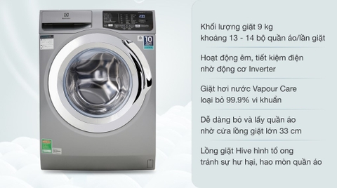 Máy giặt electrolux EWF-9025BQSA