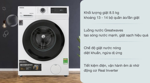Máy giặt Toshiba Inverter 8.5 Kg TW-BK95S2V