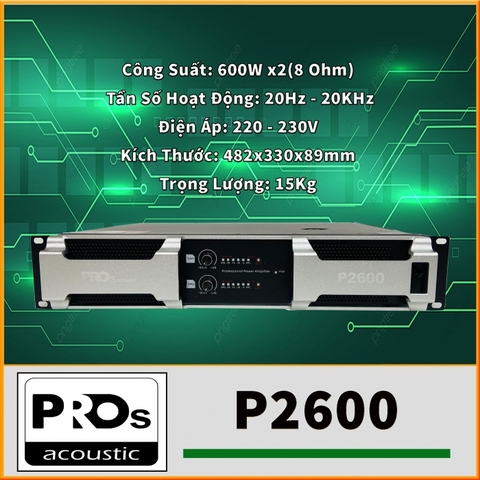 Đẩy PROs P2600