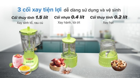 Máy xay sinh tố đa năng HappyCook HCB-150B
