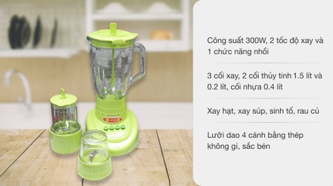 Máy xay sinh tố đa năng HappyCook HCB-150B