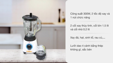 Máy xay sinh tố đa năng Happycook HCB-150C