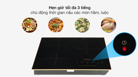 Bếp từ hồng ngoại ba vùng nấu Kangaroo KG446i