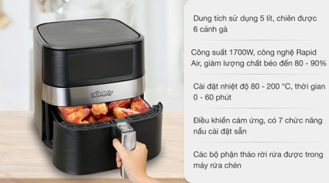 Nồi chiên không dầu Hommy TXG-S5T14 5 lít